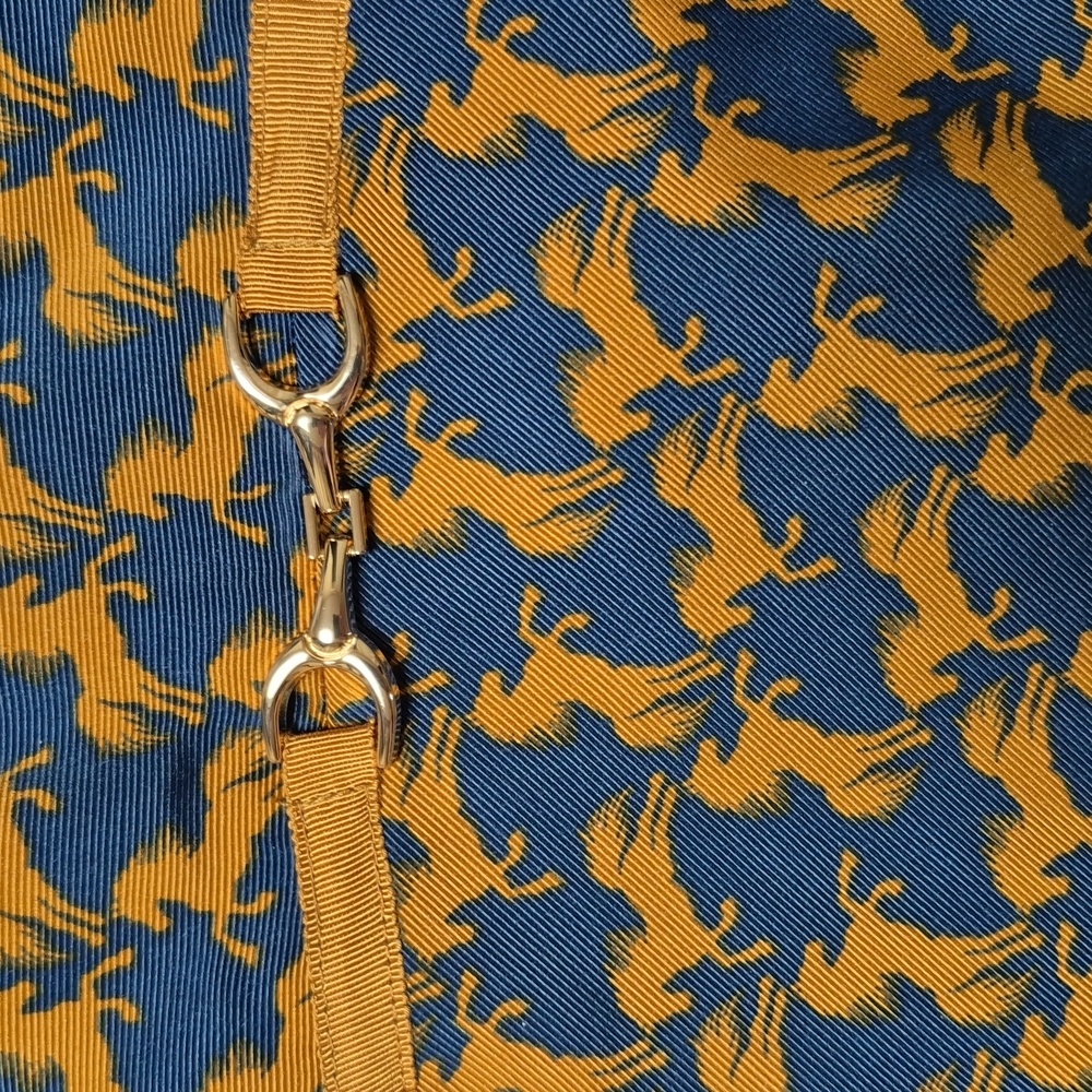 Anthropologie Maeve Puff-Sleeve Twofer Horse Print Mini Dress Size XL, NWT - Picture 5 of 17
